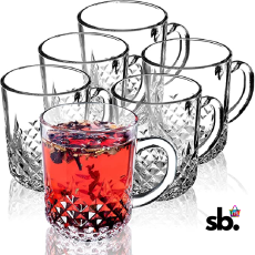 Crystal Clear Toughened Glass Tea...