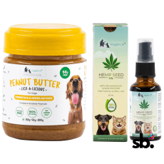 WIGGLES Dog Peanut Butter Puppy...