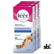 Veet Full Body Waxing Kit for...