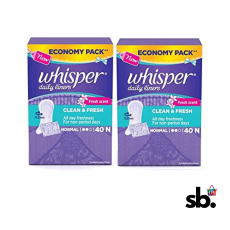 Whisper Daily Liner N-40+40...