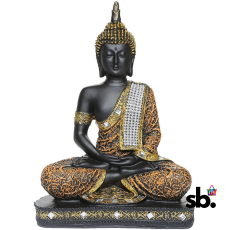 Polyresin Sitting Buddha Idol...