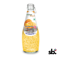 Basil Seed Drink Orange Fruit...