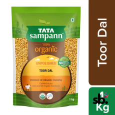 Organic Dal - Tur - 250 Grams