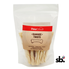 Pawcloud Rawhide Twists Spiral Dog...